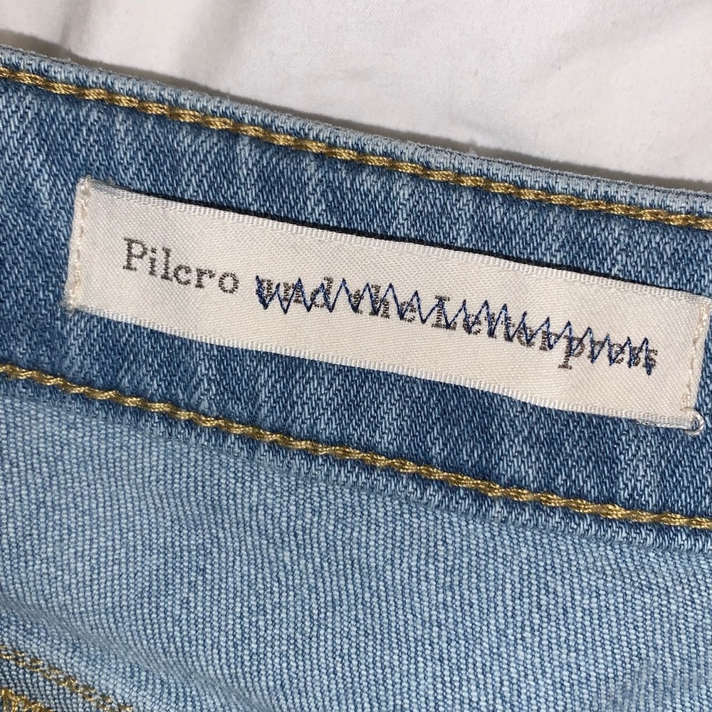 Anthropologie Pilcro Letterpress high waist wide leg jeans women’s size 28 - Picture 5 of 15